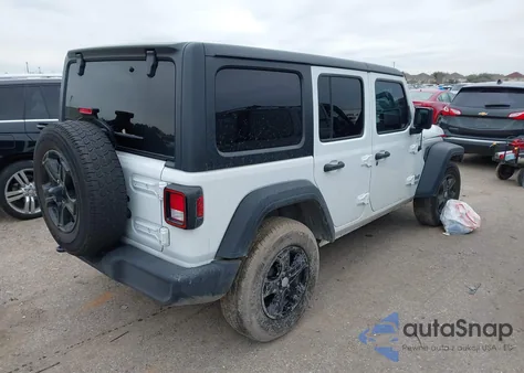 2021 Jeep Wrangler Unlimited Sport S 4X4 z USA, uszkodzony, nr VIN 1C4HJXDN2MW625890